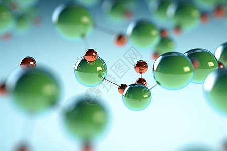 分子化学结构概念图背景图片