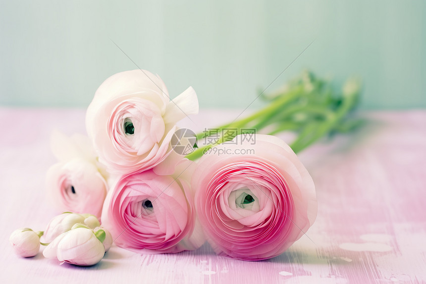 母亲节的粉色玫瑰图片