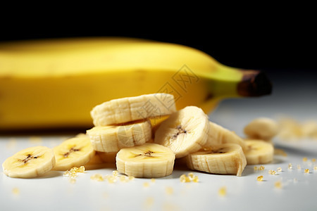 切片的香蕉图片