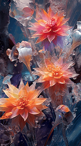 水晶花图片