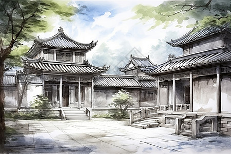 传统的中式建筑图片