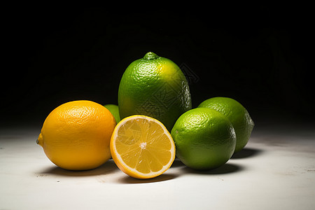 成熟的柠檬图片