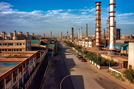 工业石油城管道高清图片