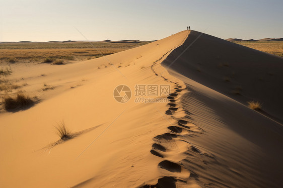 夏季戈壁自然景观图片