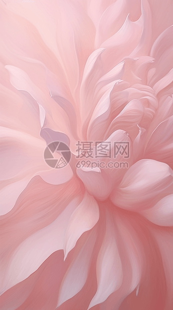 淡粉色的花瓣插图图片