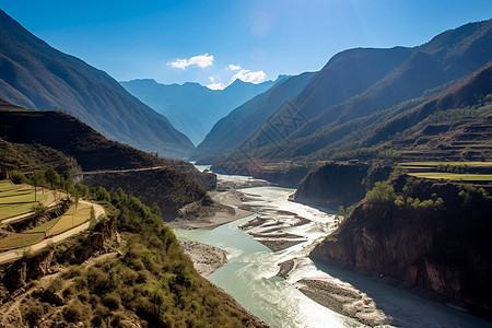 茶马古道景区图片素材