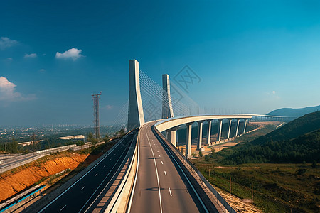 城市的道路图片