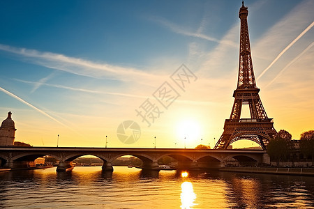 巴黎铁塔建筑图片