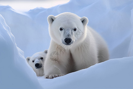 北极熊捕食者图片