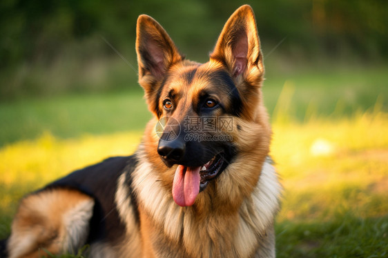 可爱的牧羊犬图片