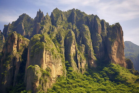 连绵的山脉背景图片