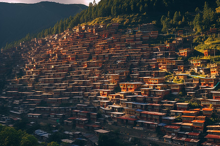 陡峭的屋顶图片