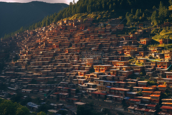 陡峭的屋顶图片