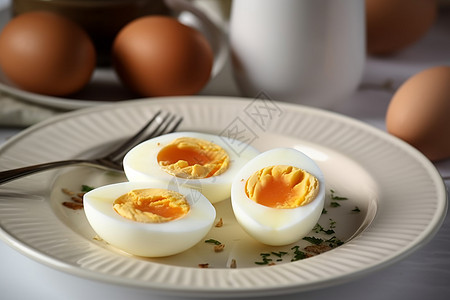水煮鸡蛋蛋白质蒸水蛋高清图片