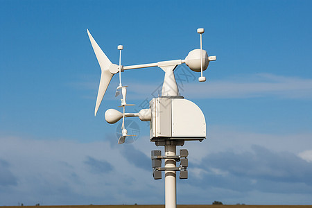 测量风速和风向的气象站图片