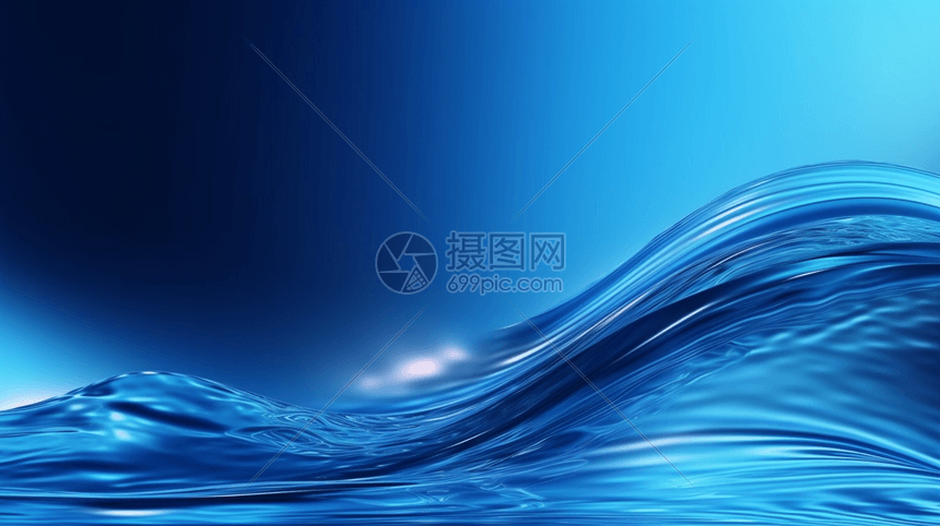 蓝色水流背景图片素材-正版创意图片600231490-摄图网