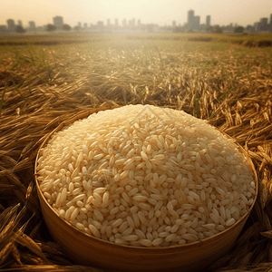 田地里的大米图片