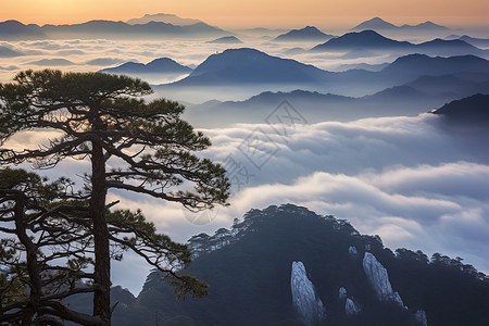 美丽的山脉风景图片