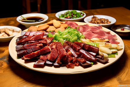 中式菜品背景图片