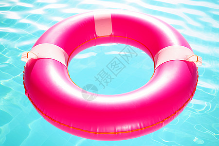 充气游泳池保护安全的游泳圈设计图片