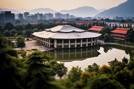 独特建筑的大学图片