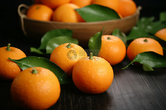 富含维生素的橘子图片