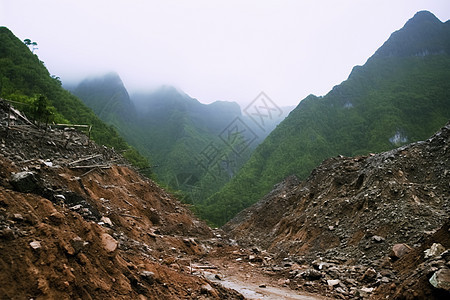 山体滑坡的危险图片