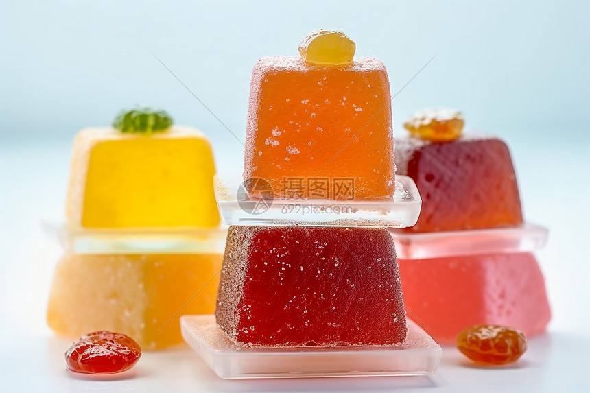 糖果味的果冻图片