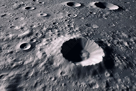 月球表面的影像图片