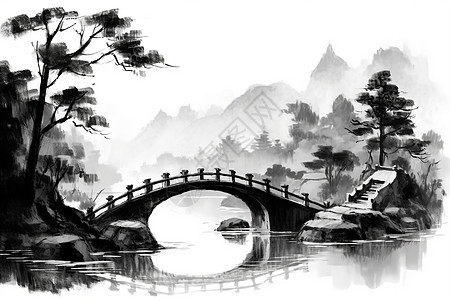 中国湖上桥梁图片