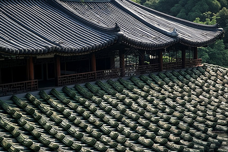 中式传统建筑风景图片