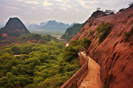 美丽的岩石地貌风景图片