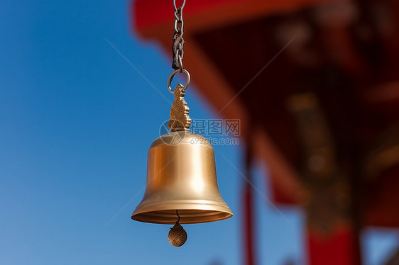 传统建筑的铃铛图片