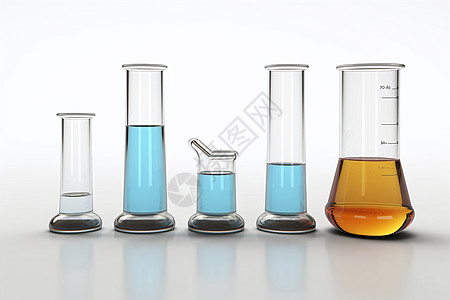 烧杯中的化学试剂设计图片