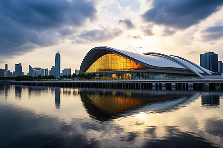 城市的独特建筑图片