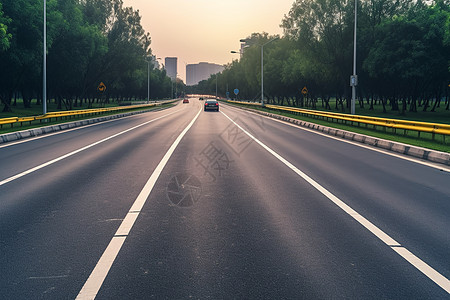 城市建造的道路图片