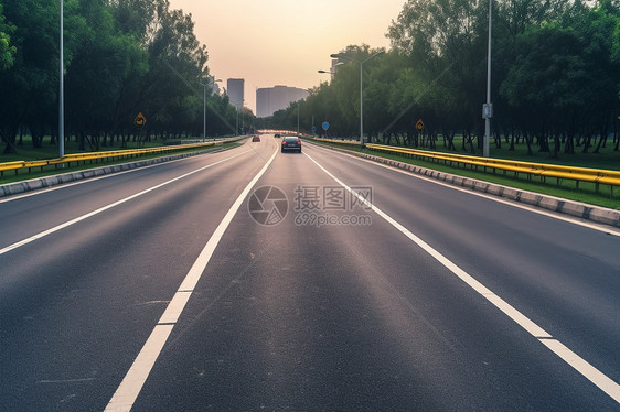 城市建造的道路图片