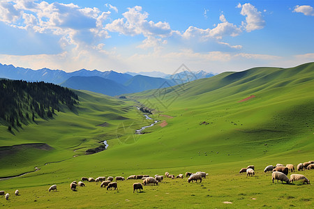 草原风光景色图片