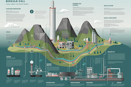 地热发电信息图图片