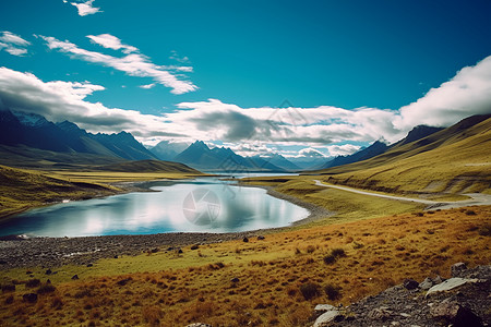 西藏风景背景