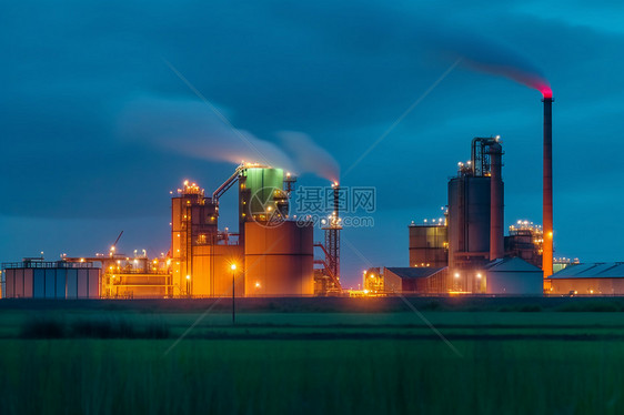 工业化学工厂建筑图片
