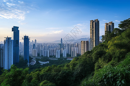 高楼大夏背景图片