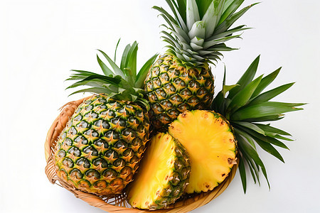 新鲜营养的菠萝图片