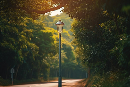 乡村的小路图片