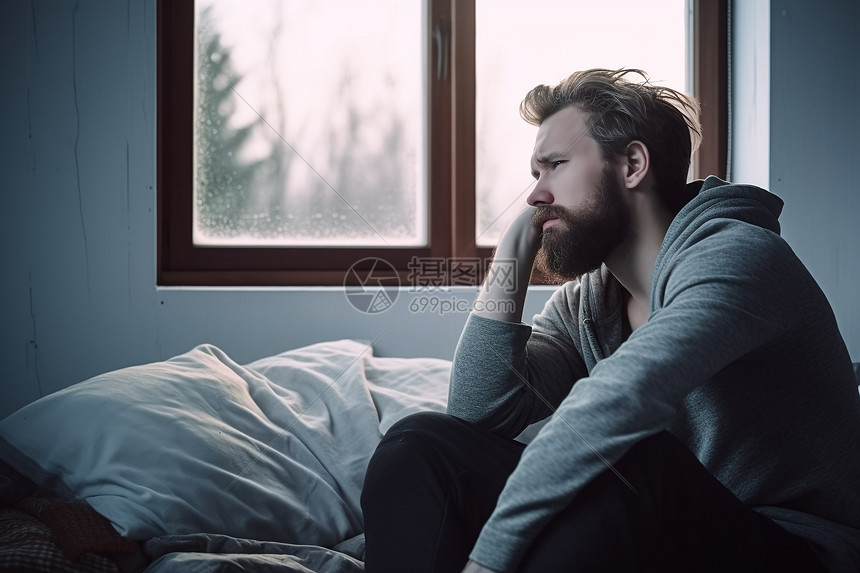 不安的男人高清图片下载-正版图片600237241-摄图网