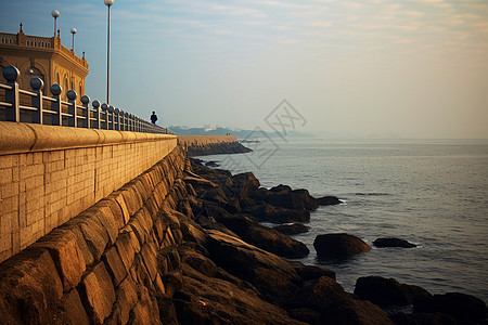 海滨的风景图片