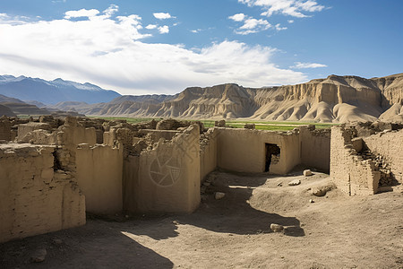 阿里地区古格王朝背景图片