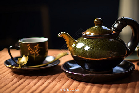 饮茶文化的高档茶具图片