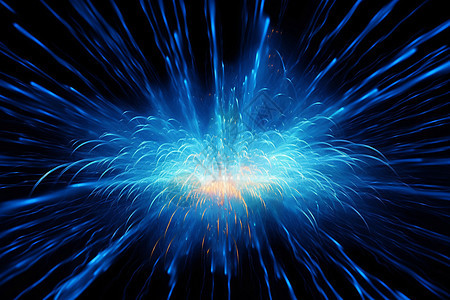 科幻设计火焰粒子背景图片