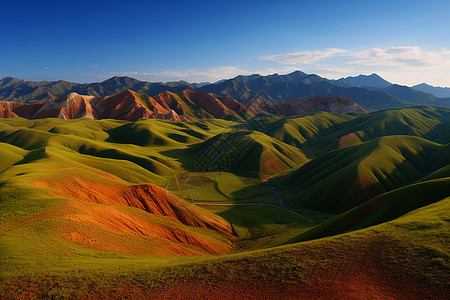 丘陵的地貌图片